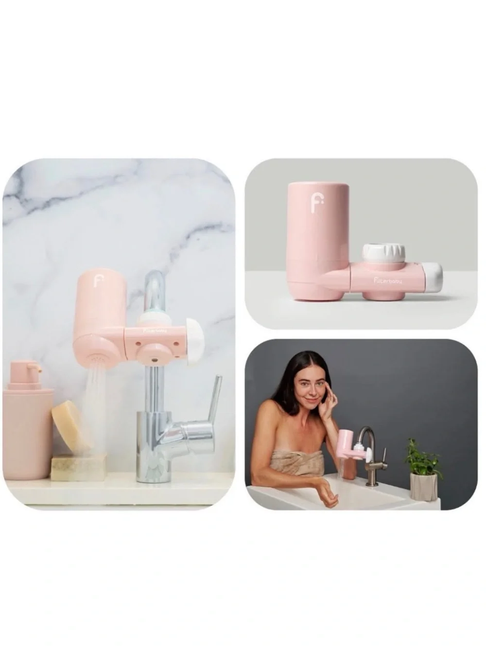 Filterbaby 1.0 Faucet Mounted Water Filter Filtration System for Skincare